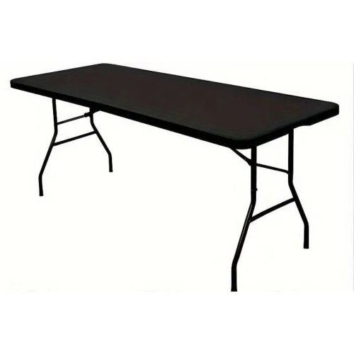 Table Cover Top Rectangle 1.8m Spandex Black Ea