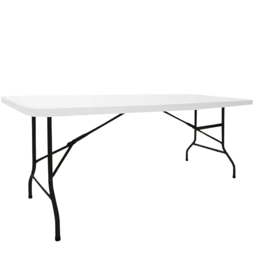 Table Cover Top Rectangle 2.4m Spandex White Ea