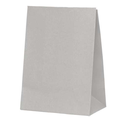 Ultra Party Paper Bag Cool Grey 18cm Pk 10