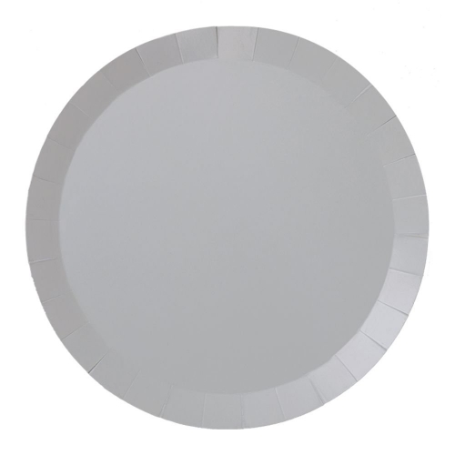 Ultra Plate Paper Banquet Cool Grey 26cm Pk 20