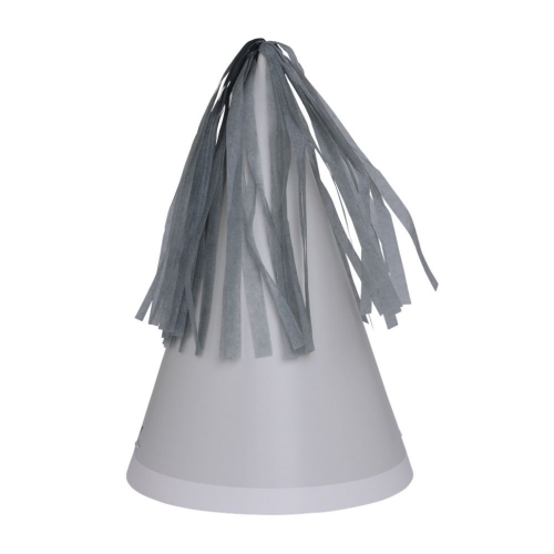 Ultra Party Hat Cool Grey Pk 10