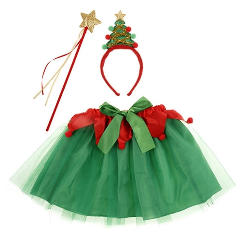 Costume Christmas Tutu & Wand Child Small Ea