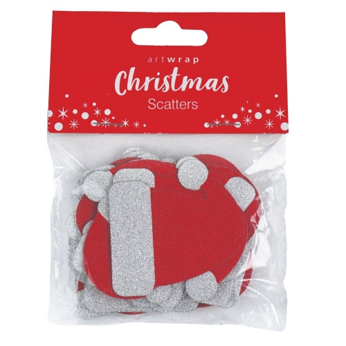 Christmas Scatter Confetti Santa Hat Ea LIMITED STOCK