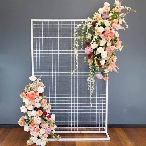 Floral Set of 2 Artificial Foliage with Mixed Flowers 1.3m HIRE