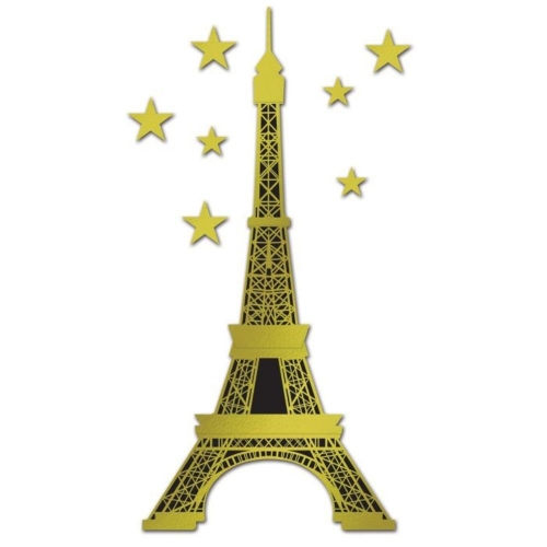 Paris Eiffel Tower Cutout Jointed 1.5m Ea