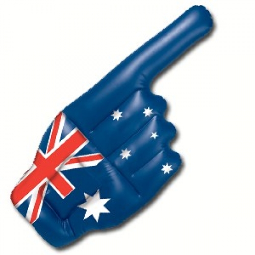 Australian Inflatable Hand Ea LIMITED STOCK
