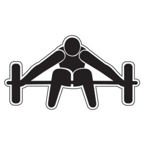 Weight Lifter Cut Out Ea