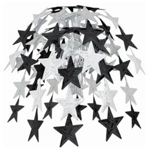 Cascade Star Hanging Black and Silver Pk 1 LIMITED STOCK
